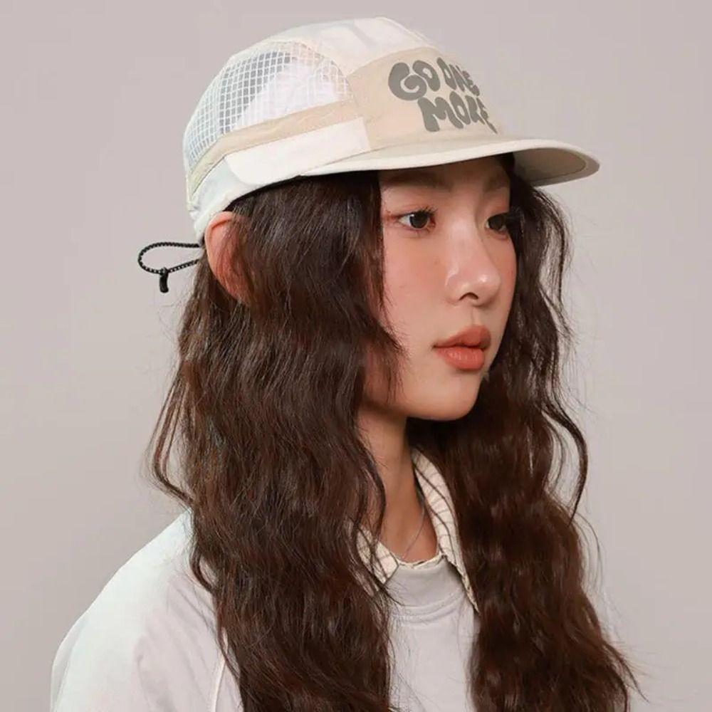 Sun Protection Breathable Hat Soft Brim Mesh Running Caps Quick-drying Baseball Cap  Outdoor Sports