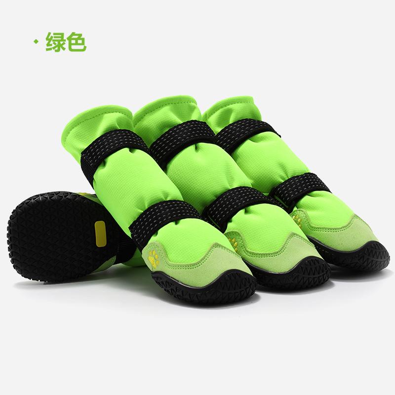 

Взуття для домашніх собак для великих собак Водонепроникні подовжені чоботи для снігу для собак Чохли для собак Товари для тварин 3# 4* pet shoes зелений