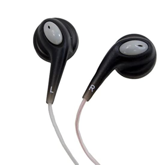 

Внутренние стереонаушники Maxar Electric Pastel Color 1,2 м, штекер 3,5 мм, черные, 1 шт.