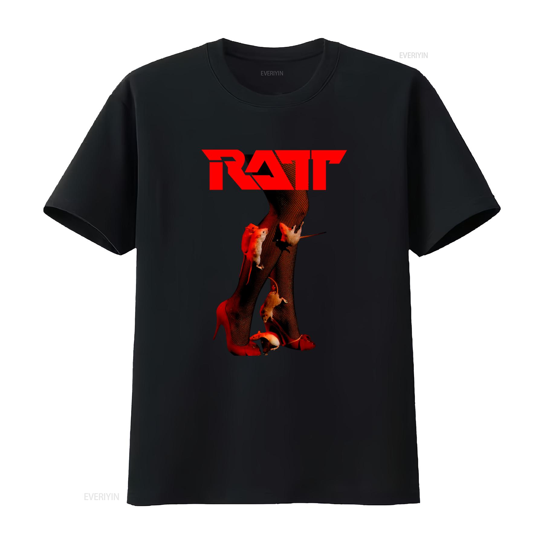 

Ratt Out Of The Cellar Tour Concert Cotton T Shirt Unique Rat Design Comfortable Fit Sizes S 3XL vintage Washed Casual Unisex 4XL