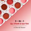 The Skin Story Lip & Cheek Tint Romantic Red | Rosewood | Infused with Manjistha & Mango Butter | 3-in-1 Multi-Purpose Tint for Lips, Cheeks | 3g