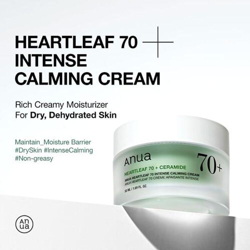Anua Heartleaf 70 % intensive beruhigende Creme 50 ml