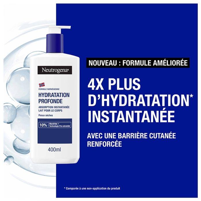 Neutrogena Hydratation Profonde Lait Corps Peaux Sèches 400 Ml