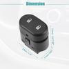 Auto Door Lock Switch Replacement Single  for Chevrolet Malibu Black
