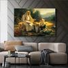 Dio Cristiano Gesù Il Buon Pastore Cristo Credenza Fede La Samaritana Poster Stampe Pittura su Tela Arte da Parete Decorazione Stanza