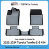 TPE All-Weather Odorless Floor Mats for 2022-2024 Toyota Tundra SR5 4x4