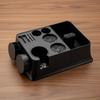 Espresso Pressing Station Comprehensive Design Coffee Tamper with Grounds Disposal Box