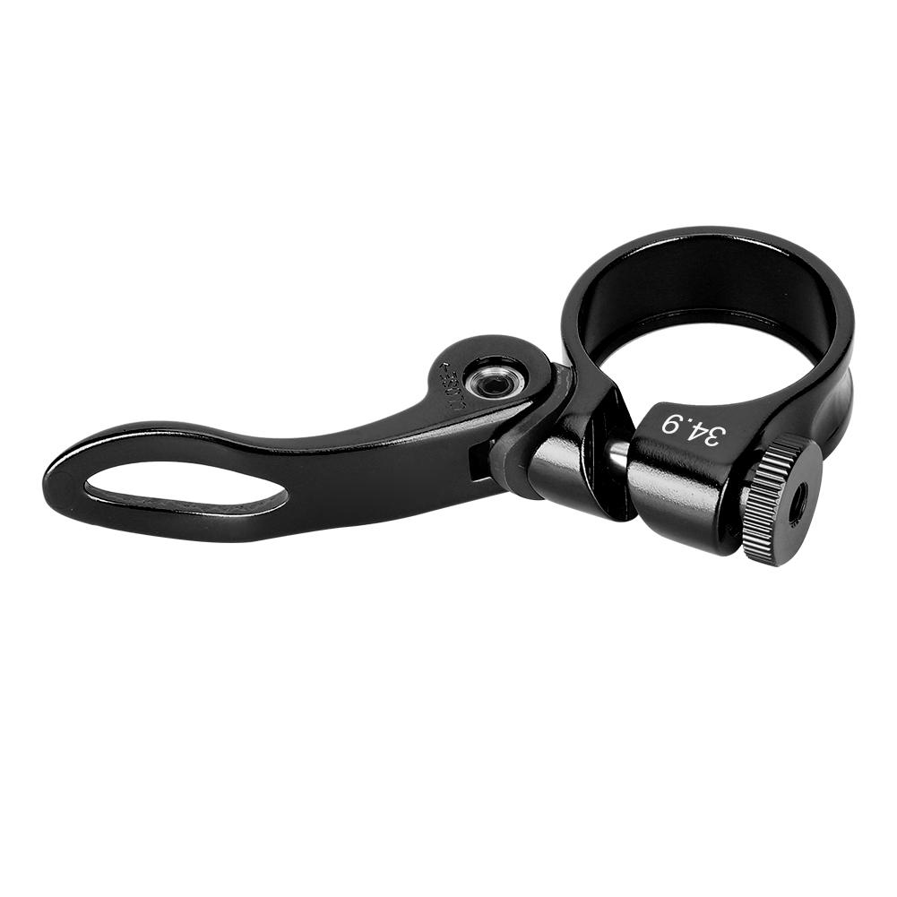 Aluminium Alloy Durable 34.9MM Mountain Bike Quick Release Seatpost Clip Road Bicycle Tube Fixed Clamp Cycling Sports