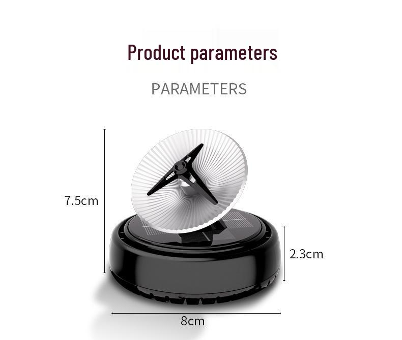 Car Solar Radar Incense Holder: Long-Lasting Fresh Scent Interior Ornament