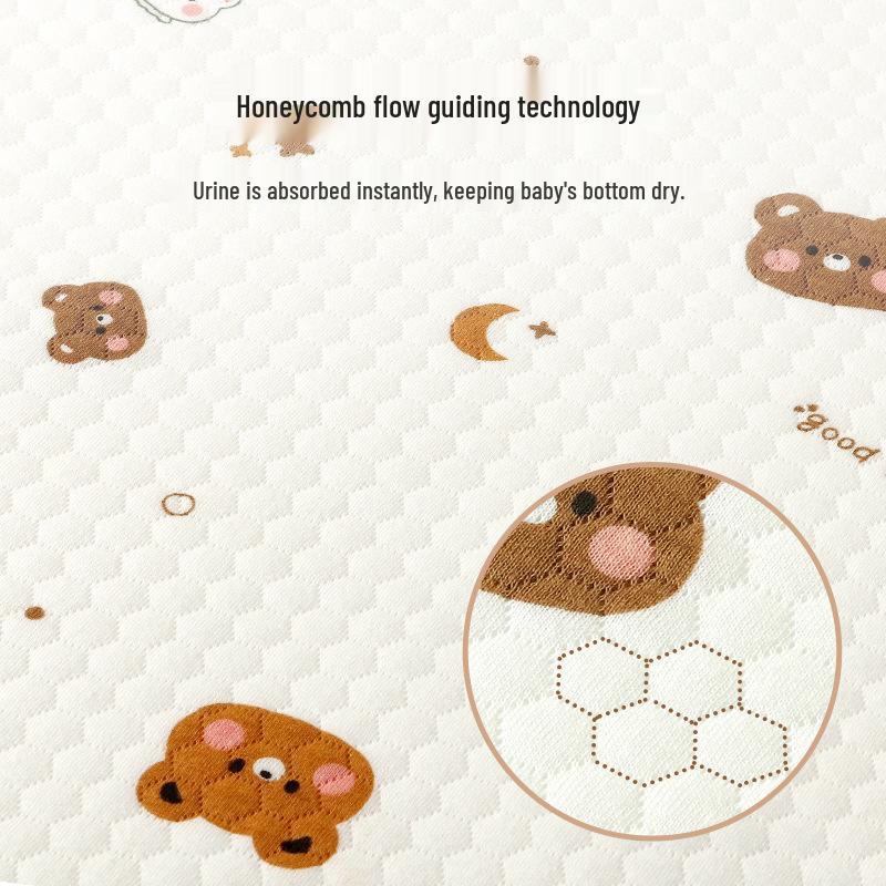 Baby Cotton Waterproof Antibacterial Mattress Pad - Washable Summer Pad