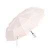 24-Rib Reinforced Automatic Folding Umbrella with UV Protection
