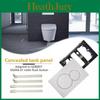 Geberit Sigma 20 Alpha 15 Delta 21 Modern Minimalistisch WC-Spülplatte Stilvolles Design Mit Handdrucksteuerung