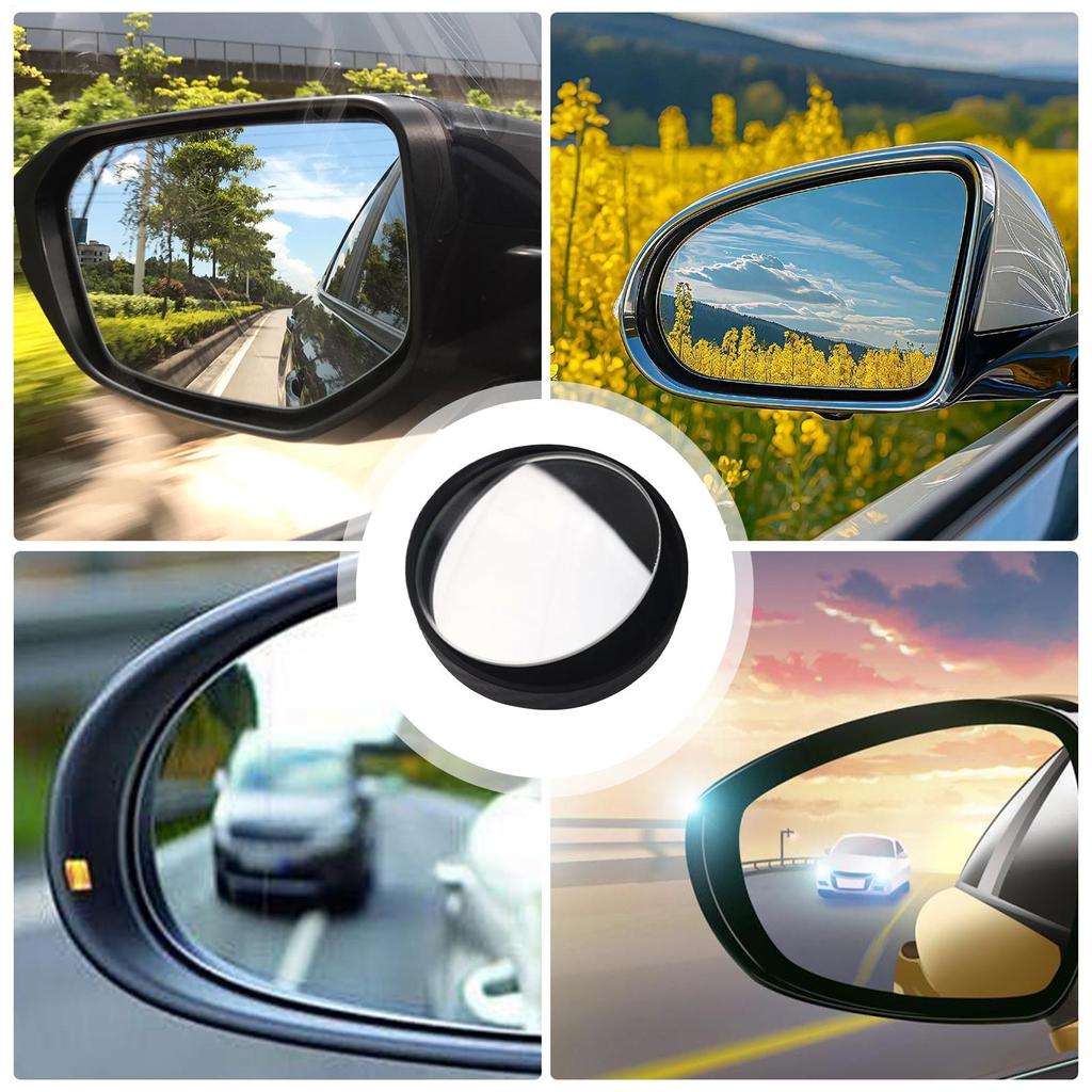 Car Side Mirror 360-Degree Rotation Side Mirror For Car Convex Rainproof Rearview Accessories Monitor For Automotive Autos SUV