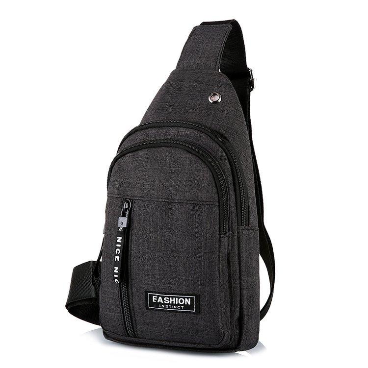 New men's breast bag, casual hiking multi-purpose chest shoulder messenger bag men's backpack
