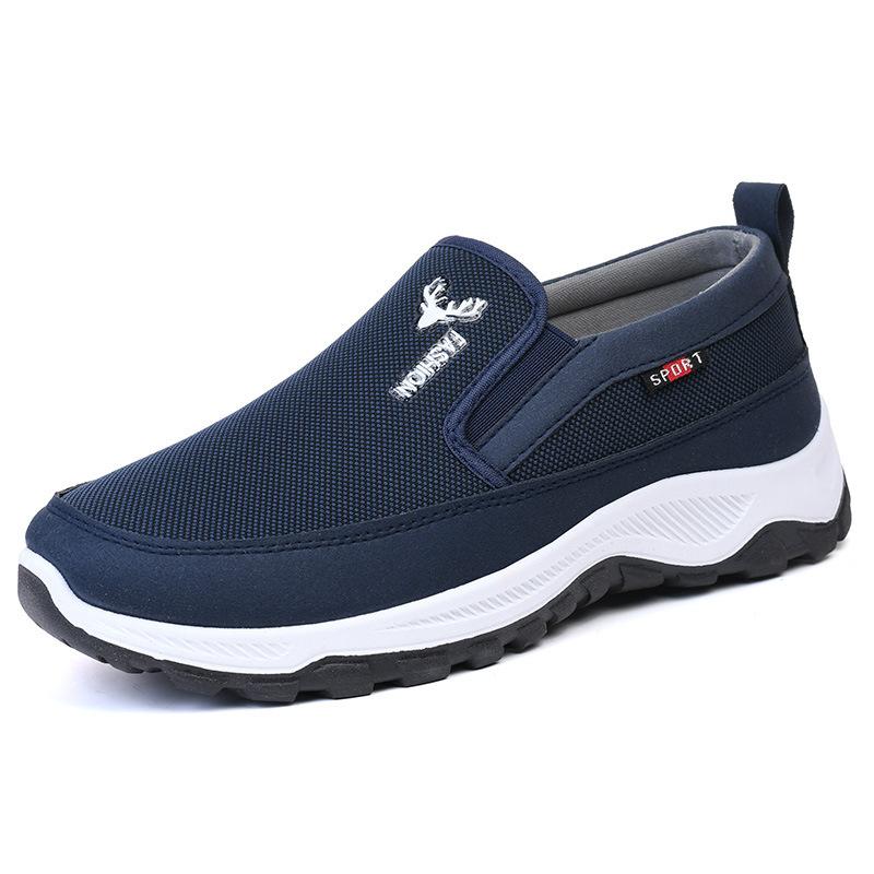 [2025] Middle-aged and Elderly Men's Walking Shoes Are Comfortable and Breathable Soft-soled Non-slip Elderly Shoes Casual Shoes Cloth Shoes