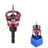 Pack of 6 Multifunctional Drill Bit Incorporating Depth Stop Woodworking Drill Set for Accurate Hole Drilling