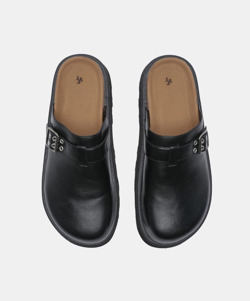 6Ft [+5.5Cm] Boto Strap Mule (Black)