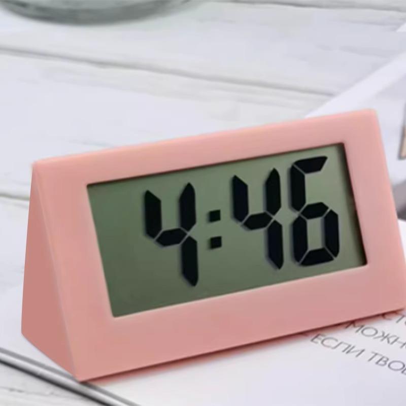 Mini Portable Desktop Clock: Cute, Simple, Small Table Clock for Students - Ideal as a Tabletop Ornament or Desk Accessory.