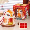 Attracting Wealth Lion Statue Figure Toys With Rope New Year Toys  Kid Girl Boy