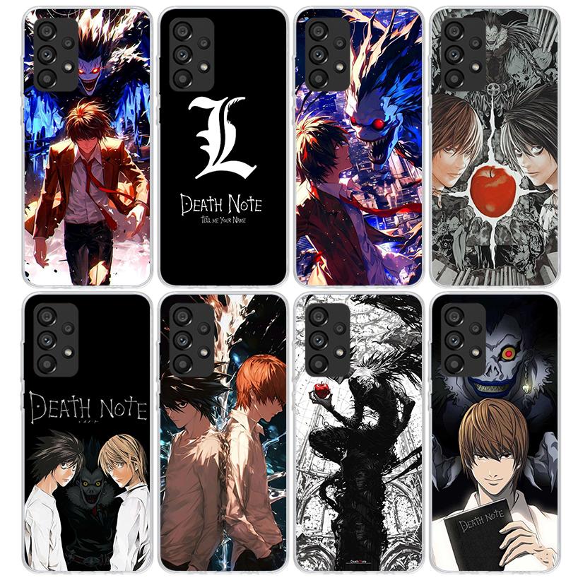 N-Note D-Death Anime Ryuk Phone Case For Samsung Galaxy A17 A57 A37 A16 A26 A36 A56 A15 A25 A35 A55 A14 A13 A54 A53 A34 A24 A33