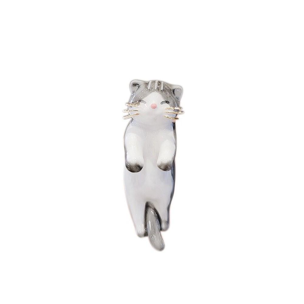 Cat Cat Brooches Luxury Button Fashion Lapel Pin  Bag Clothing Accessories