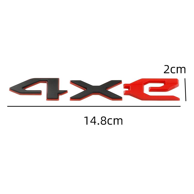 3D ABS Car Sticker 4XE Logo Decals For Avenger Wrangler Grand Cherokee Sahara Rubicon Badge Emblems Parts Accessories