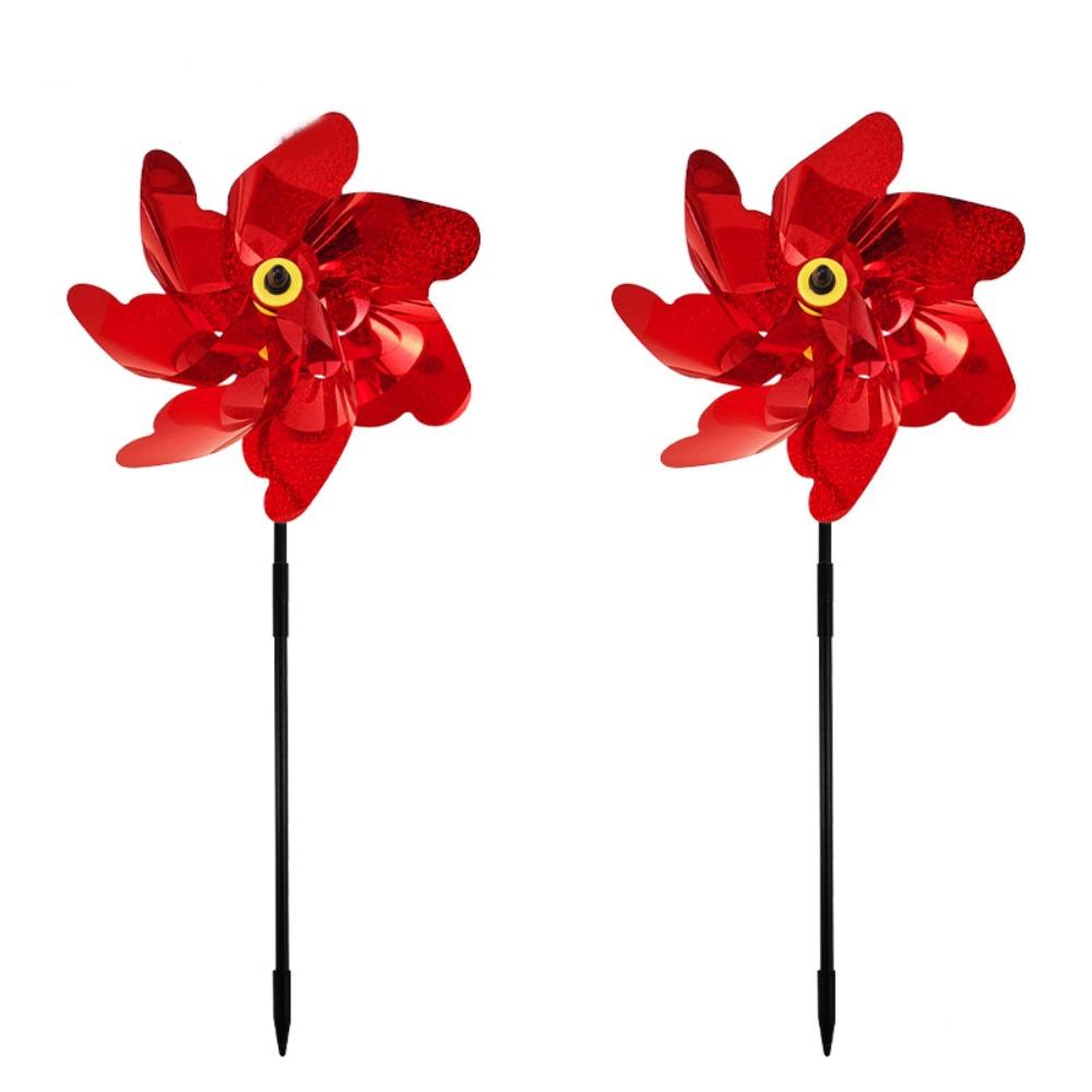 Anti Vögel Kinderspielzeug Windmühle Bunter Vogelabwehrer Neue Reflektierende Windmühle Vogelabwehr