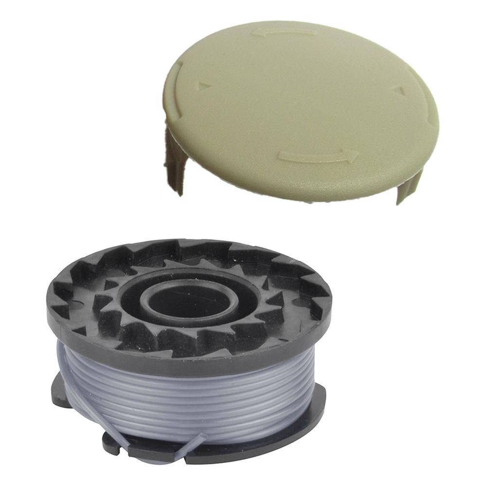 String Trimmer Spool Replacement Kit with Cover for Bosch ART 23SL 26SL CLGT2425H OLT1825 OLT1831 OLT1831S P2000 through P2006