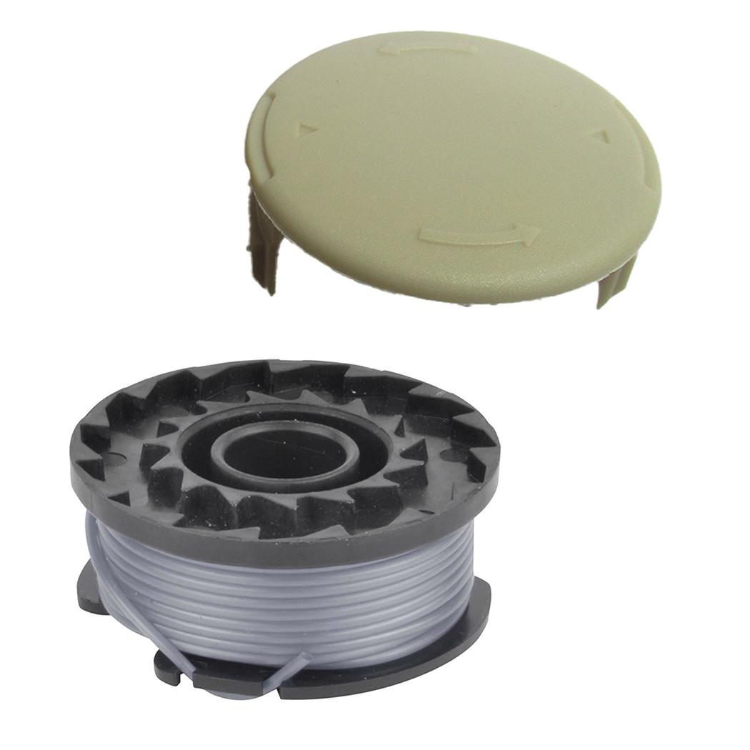 

String Trimmer Spool Replacement Kit with Cover for Bosch ART 23SL 26SL CLGT2425H OLT1825 OLT1831 OLT1831S P2000 through P2006 сірий