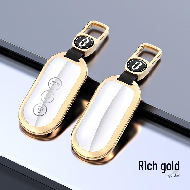 Huawei AITO Wenjie M5/M7 Smart Key Case: NFC Remote Control Protective Shell with Buckle.