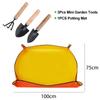 Indoor Garden Tool Waterproof Indoor Succulent Potting Mat PE Gardening Mat Portable for Plant Transplanting and Dirt Control