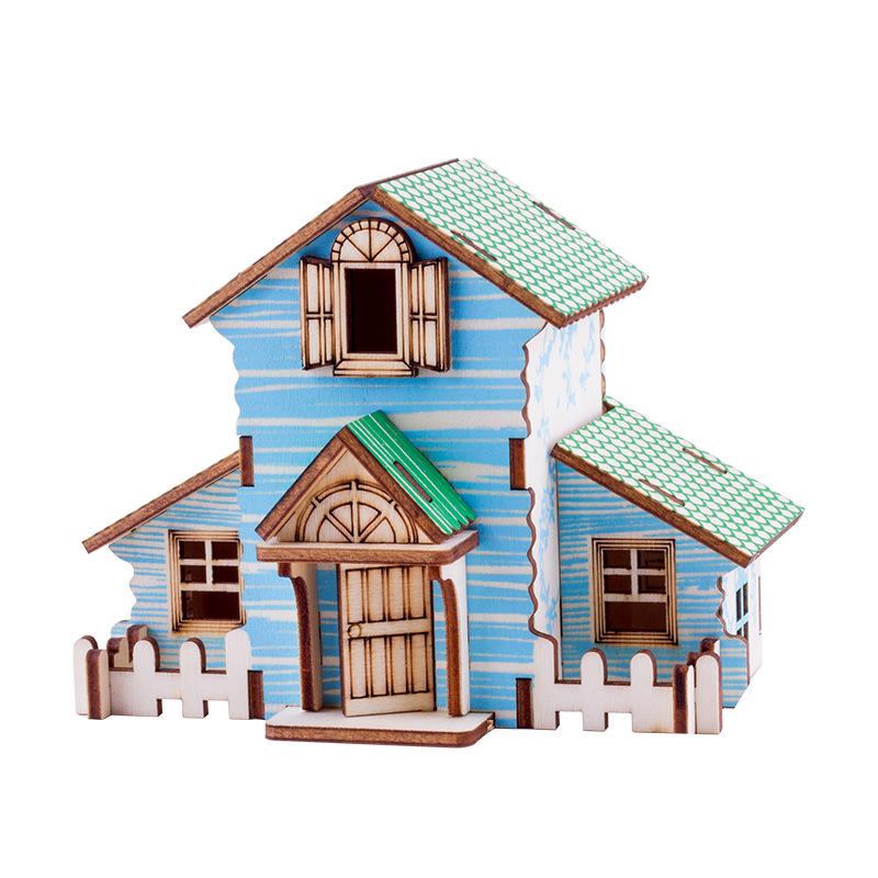 

National Day 3D Wooden Puzzle Model Educational Toy for Children