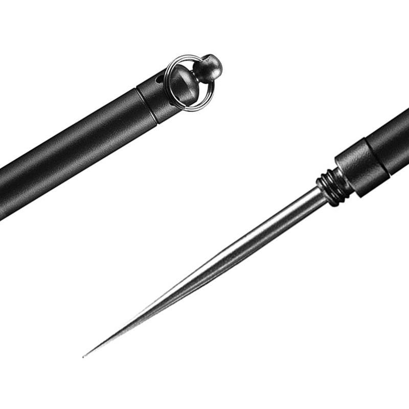 Stainless Steel Toothpick Keychain Design Pocket Toothpick Holder Reusable Outdoor Toothpick