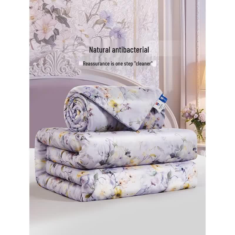FUANNA Antibacterial Tussah Silk All-Season Duvet Insert