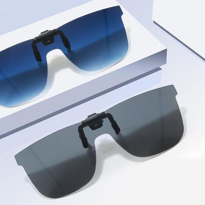 Occhiali da sole da guida alla moda a pezzo unico con clip e design ispirato a Xiaohongshu