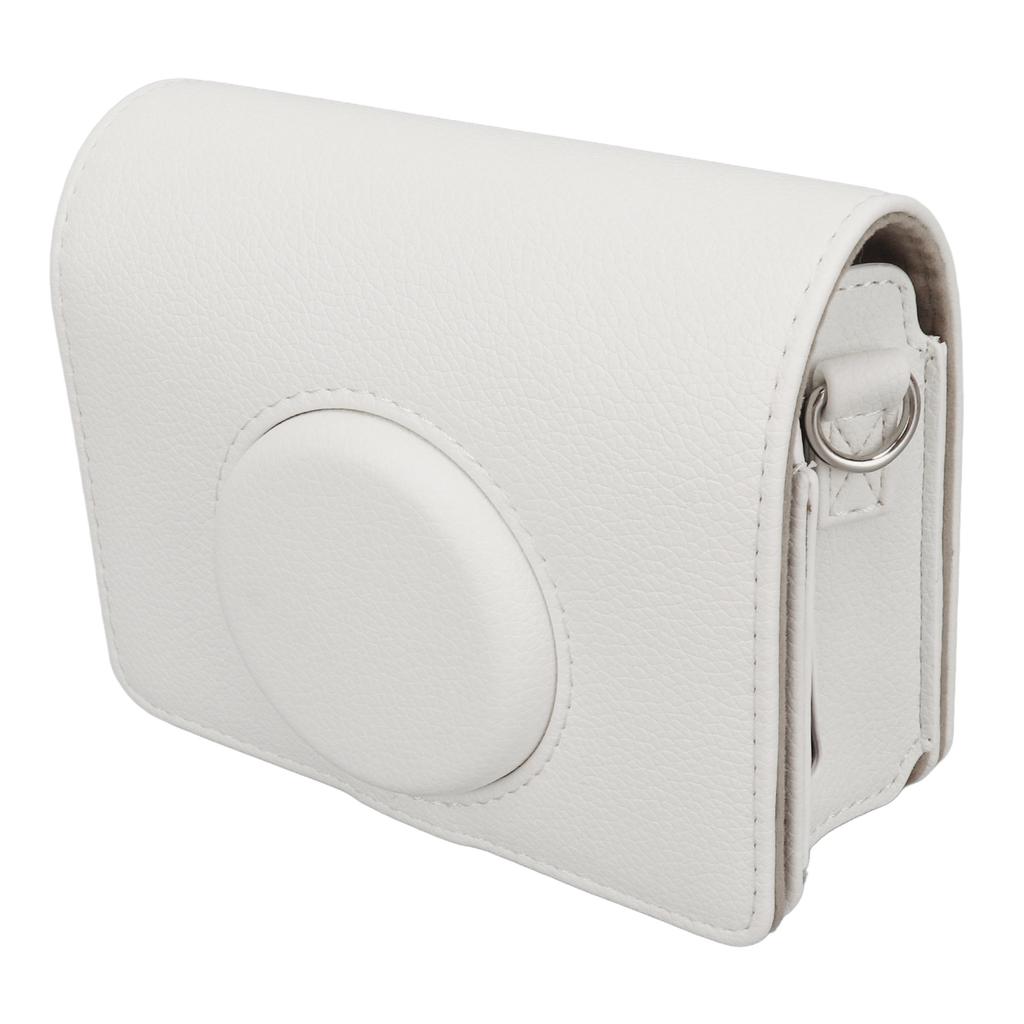 Camera Case Vintage Magnetic Top Scratch Proof with Shoulder Strap Camera PU Leather Bag for