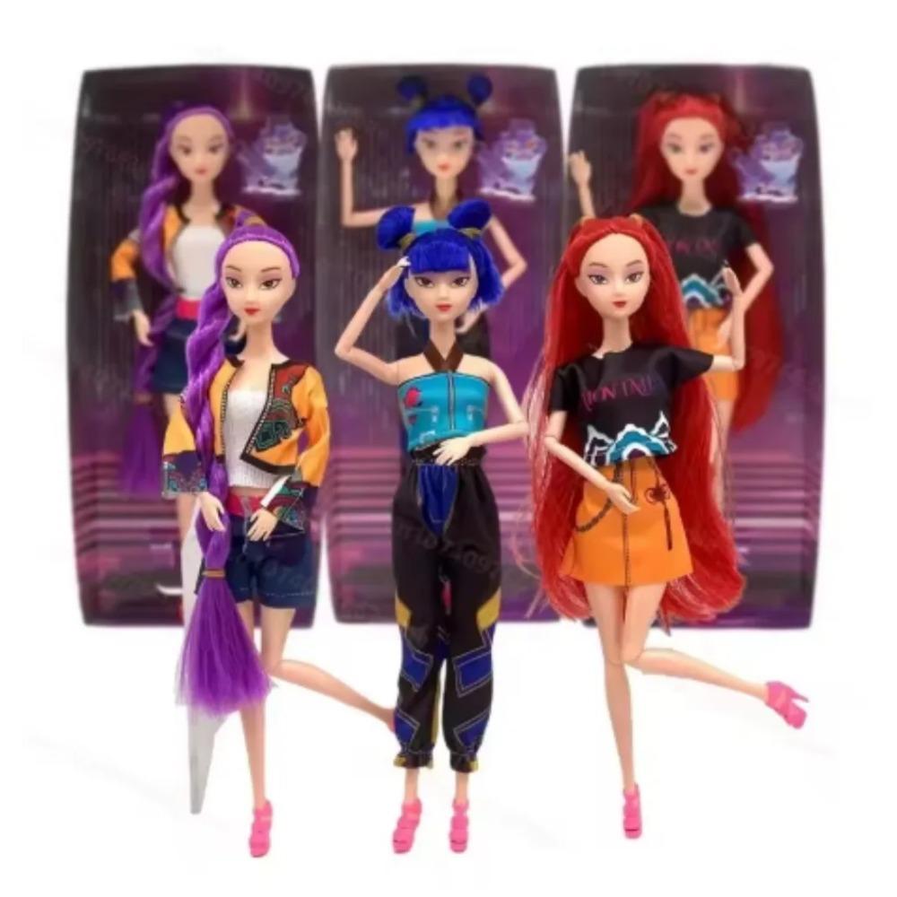 Demon Hunters Rumi Mira Zoey doll toy Kpop Demon Hunters Doll and Clothes Doll Girl Dress Up Fans Collect Party Christmas Gifts