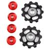 1 Pair Road Bicycle Parts 11T Ultralight Aluminum Alloy Outdoor MTB Bike Bearing Wheel Rear Derailleur Pulleys
