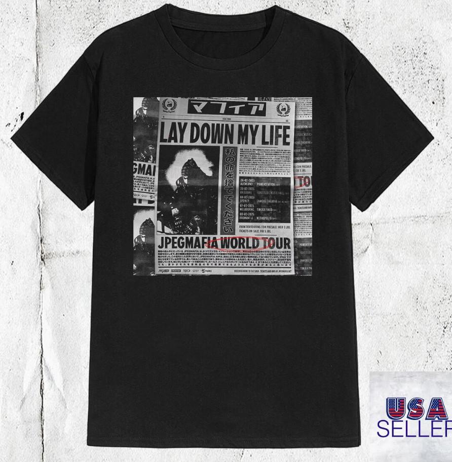 JPEGMAFIA Rapper Australia Tour 2026 T-shirt size S-5XL L