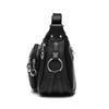 SIRAMO Women's Shoulder Bag, Crossbody, Water-Repellent Oxford Cloth, Lightweight, Multi-Layered Storage, and Large Capacity with Pockets