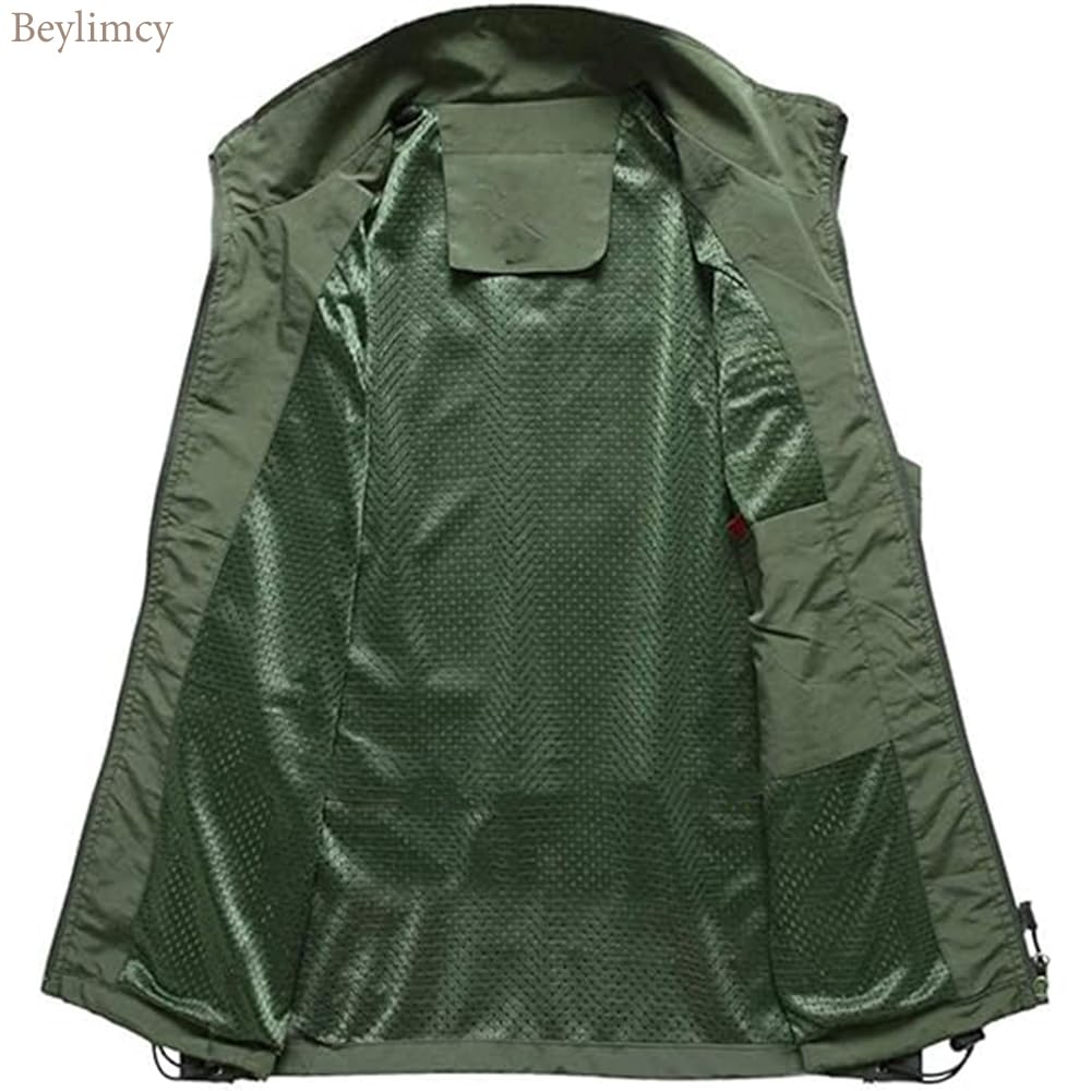 Beylimcy UV UV Protection Photographer Vest for Fishing and Multifunctional Mesh Bey97 Protection, Quick-Drying, Breathable, Photography, Vest,
