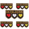 10pcs Wholesale Netherland Carnival Oeteldonk Emblem Patch Embroidered Patches For Clothes Iron On Patches For Clothing Sew 