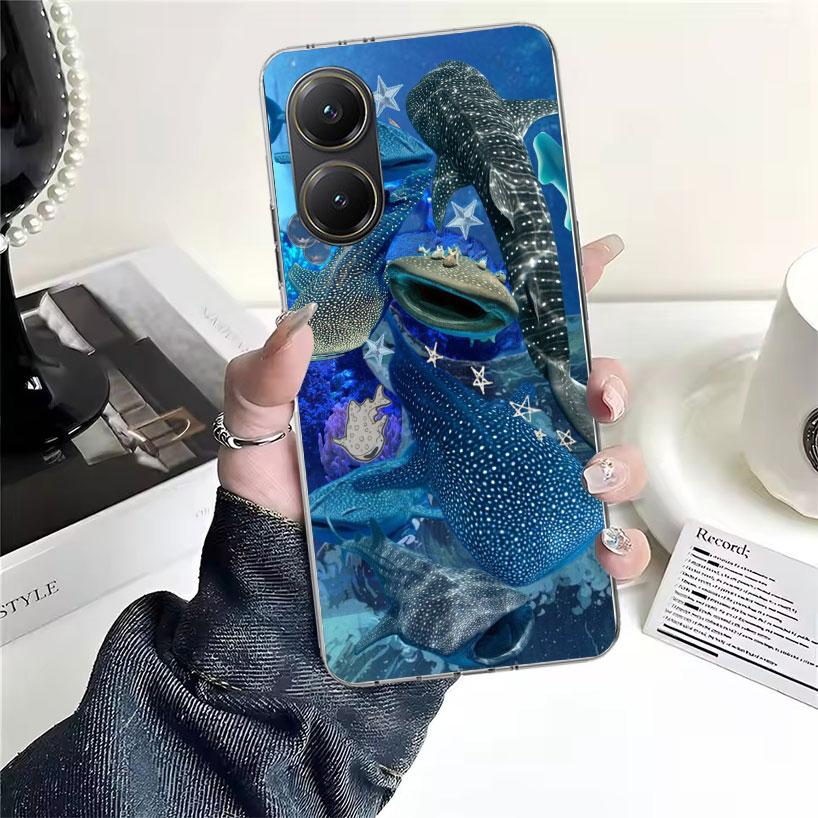 Ocean Whale Shark For Xiaomi Poco X7 X6 X5 F7 Ultra F6 F5 Pro Phone Case X4 Nfc F4 Gt F3 M6 M5S M5 M4 M3 Fundas Cover Coque