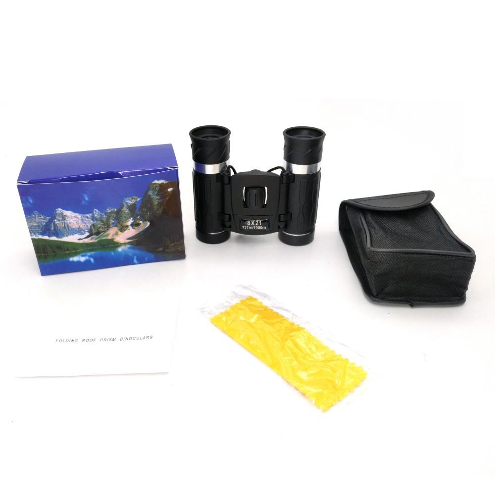 Compact 8X21 FMC Coating Mini Binoculars Lightweight Pocket Telescope for Adults Portable Bird Watching