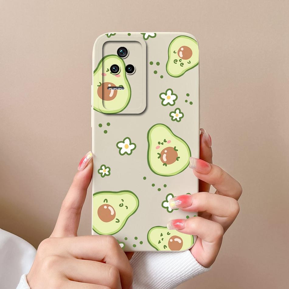 Cute Case For Poco F4 GT Global Version Soft Smooth Liquid Silicone Full Coverage Anti Choc Phone Bumper For Xiaomi Poco F4GT