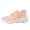 Frühling Damen Schuhe Stricksocken Sneaker Damen Orange Sneaker Freizeit Atmungsaktives Mesh Laufschuhe für Damen Laufschuhe Herren