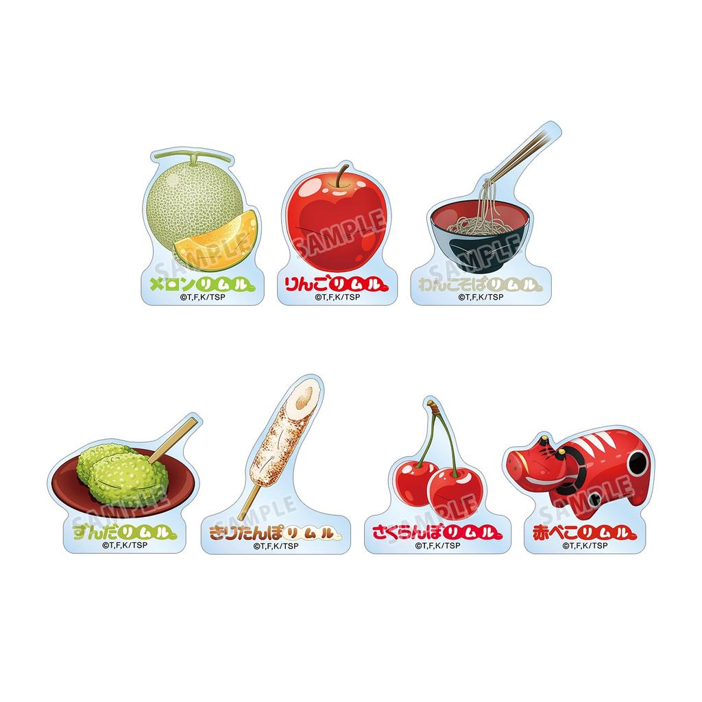 That Time I Got Reincarnated as a Slime Trading Local Slime Rimuru Acrylic Stickers Hokkaido Tohoku Box ver. & 7-Pack