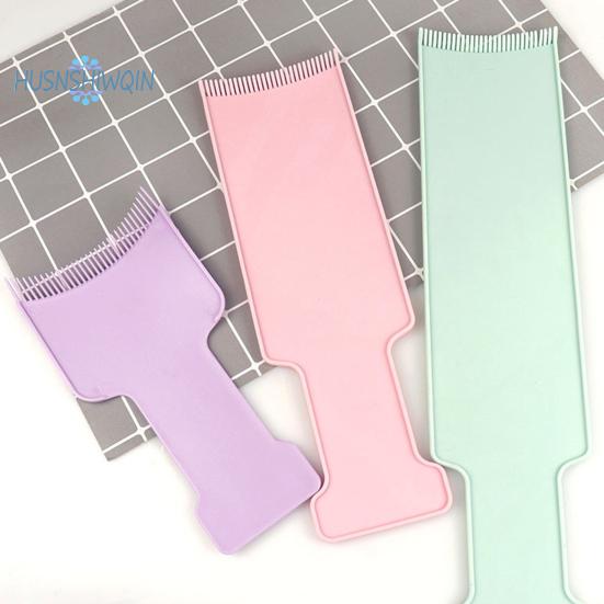3Pcs Balayage Highlighting Boards Set Flat Surface Sharp Edges Curved Comb Teeth for Hair Dye Quick Removal