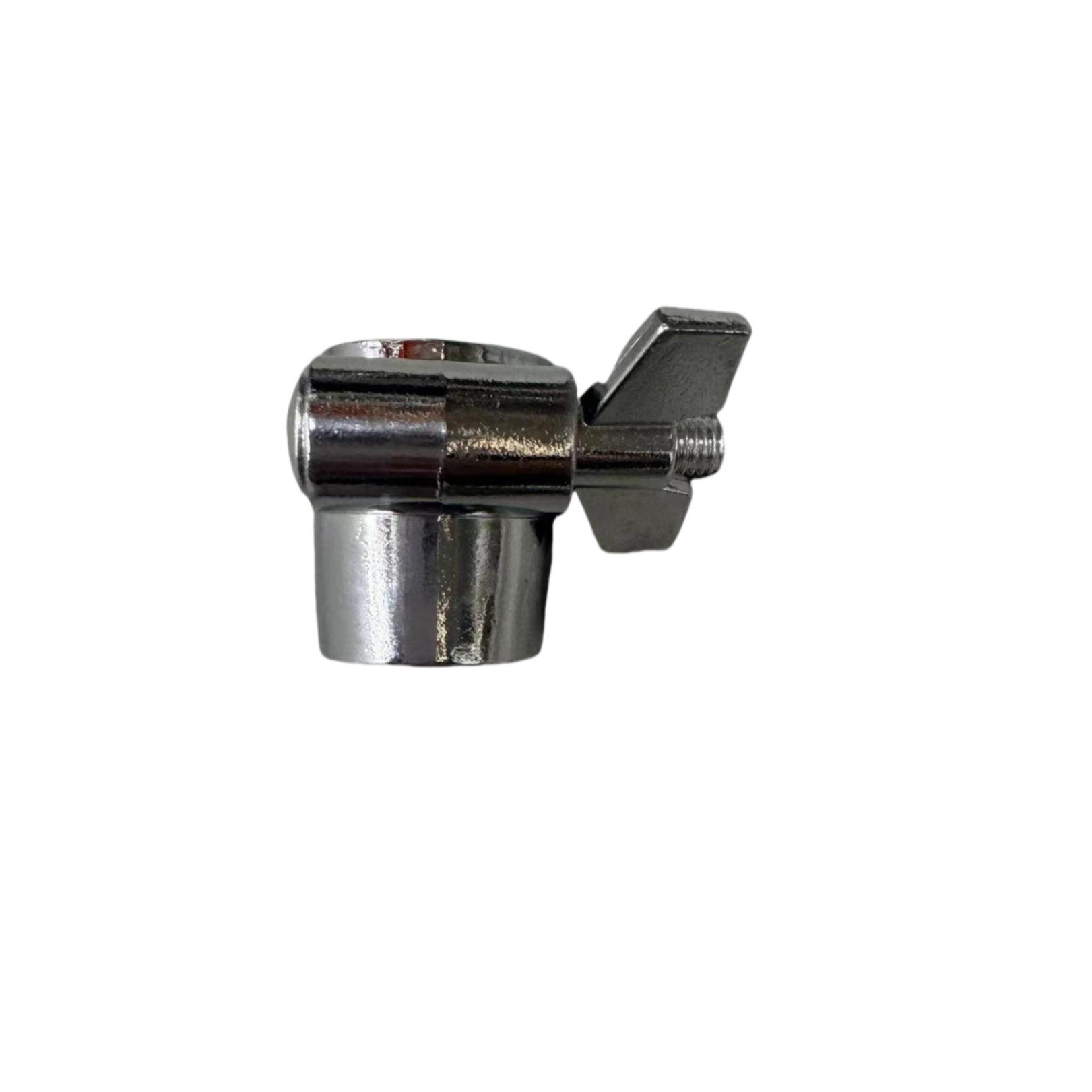 Drum Set Extension Stand with Double-Headed and Multi-Purpose Clips for Tom, Cowbell, and Wooden Fish, Telescopic Design.