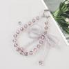 Women S Crystal Ball Bow Phone Chain Wrist Strap Keychain Ins Style